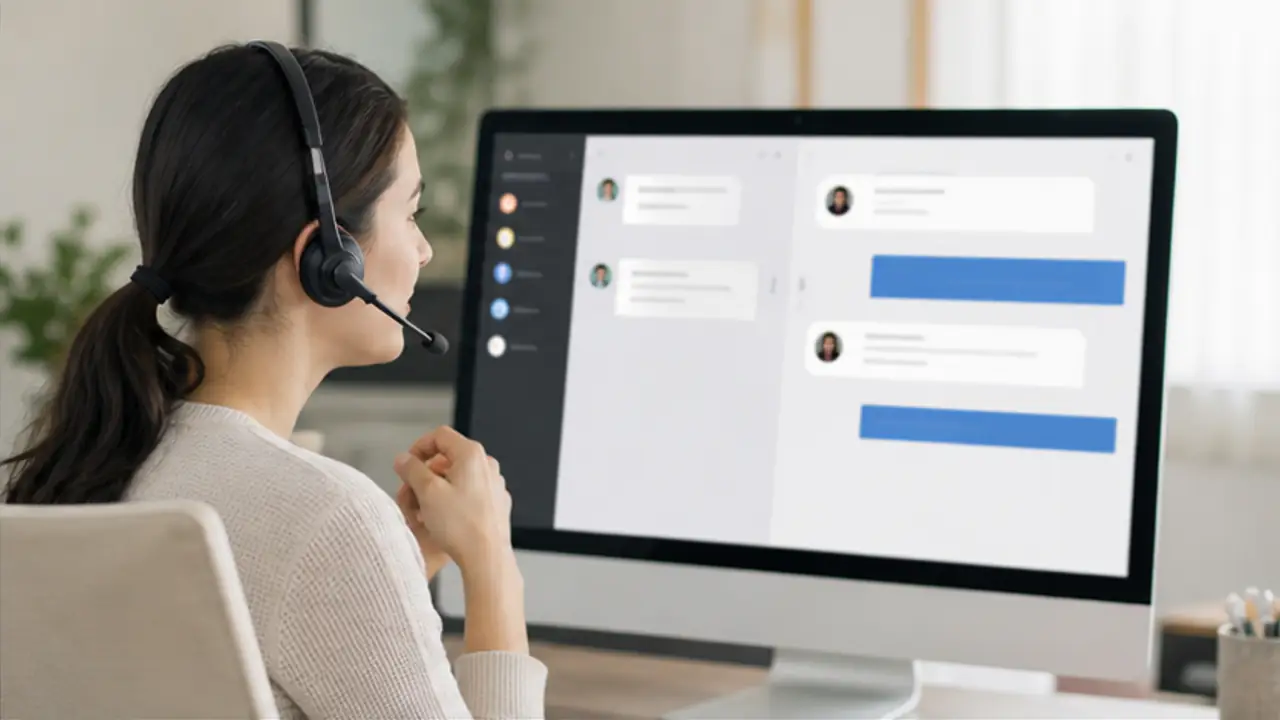 AI Auto-Responder vs Virtual Assistant for Yelp and Thumbtack Leads. service-business professional handling a new customer lead.