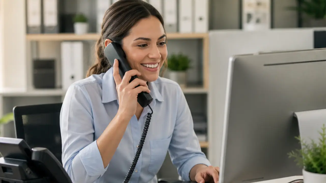 AI Receptionist for Small Business. service-business team handling customer calls with AI-assisted workflows.