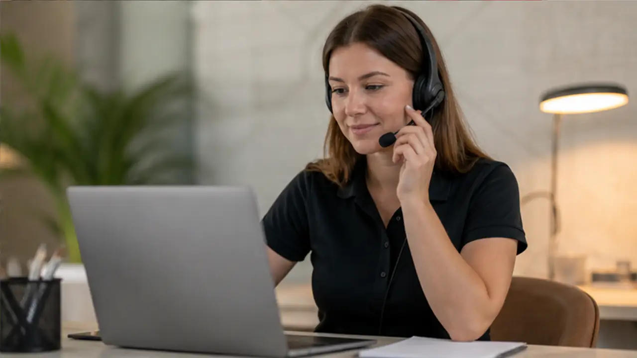 AI Receptionist Service. service-business team handling customer calls with AI-assisted workflows.