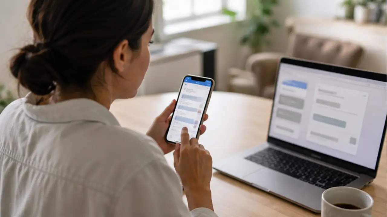 Smart Auto Responder. service-business professional preparing a timely customer message.