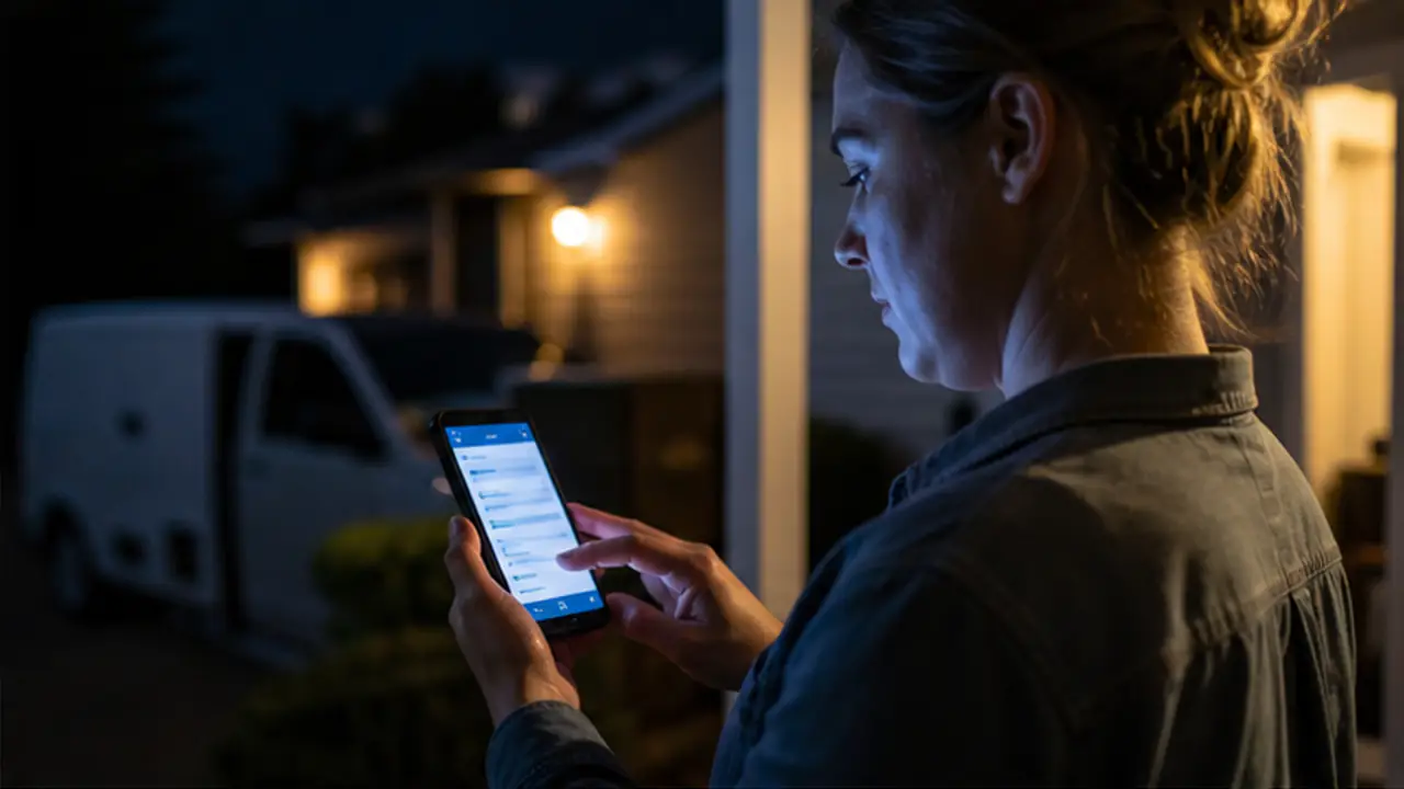 Yelp and Thumbtack After-Hours Response Workflow. service-business professional handling a new customer lead.
